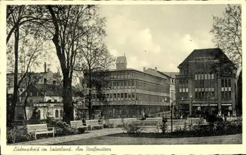 Ak Lüdenscheid im Märkischen Kreis, Am Straßenstern