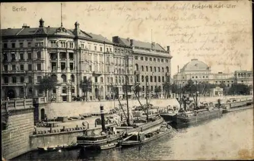 Ak Berlin Mitte, Friedrich-Karl-Ufer