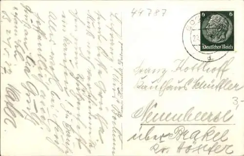 Ak Bochum im Ruhrgebiet, Bochum. Rathaus