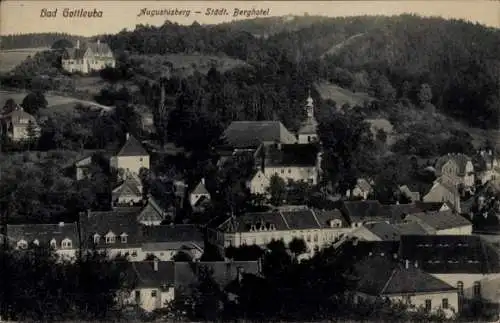 Ak Bad Gottleuba in Sachsen,  Augustusberg, Stadt. Berghotel