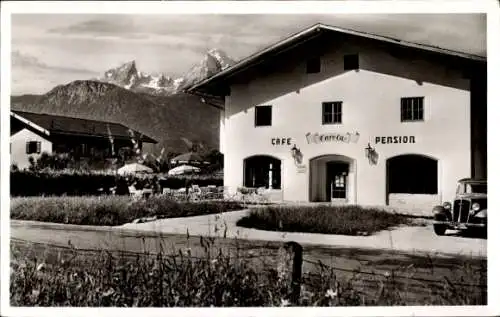 Ak Berchtesgaden in Oberbayern, Café Pension Haus Carola