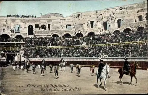 Ak Courses de Taureaux, Entree des Cuadrillas