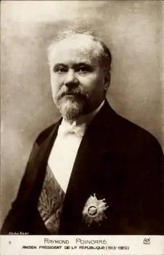 Ak Portrait de President de la Republique M. Poincare