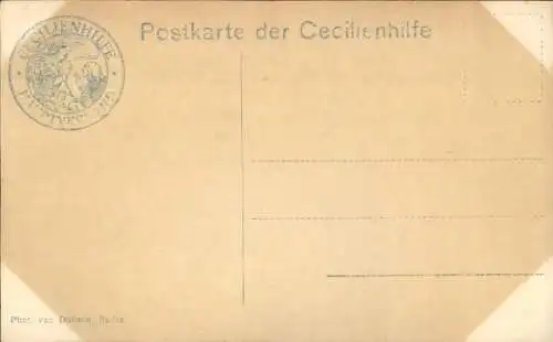 Ak Prinzessin Alexandrine von Preußen, Cecilienhilfe