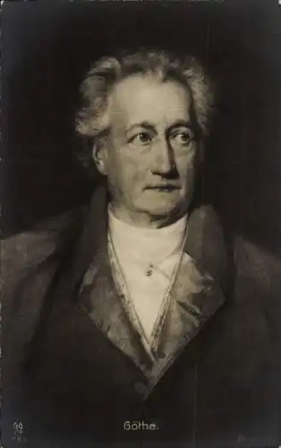 Künstler Ak Rumpf, Fritz, Schriftsteller Johann Wolfgang von Goethe, Portrait