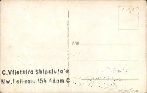 Ak Hr. Ms. Piet Hein, Niederländisches Kriegsschiff