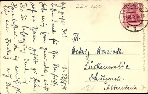 Ak Eberswalde in der Mark, An der Schwärze