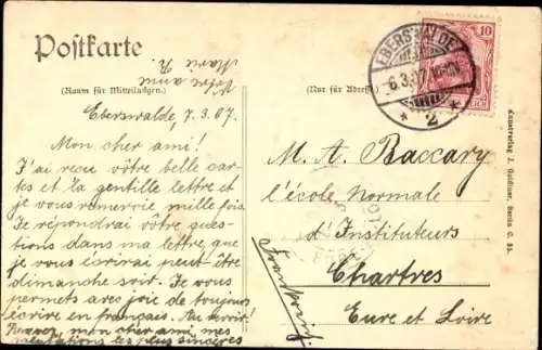 Ak Eberswalde in Brandenburg, Kaiser Wilhelm Aussichtsturm