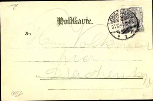 Passepartout Ak Eberswalde in der Mark, Herthafall