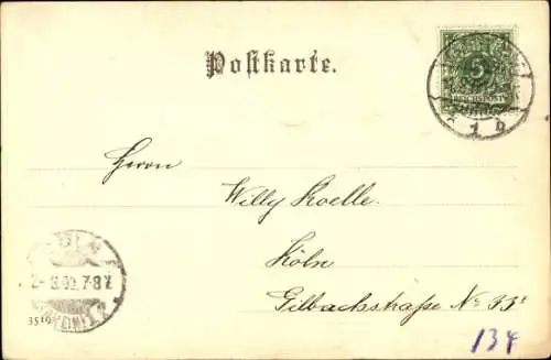 Passepartout Ak Eberswalde in der Mark, Herthafall