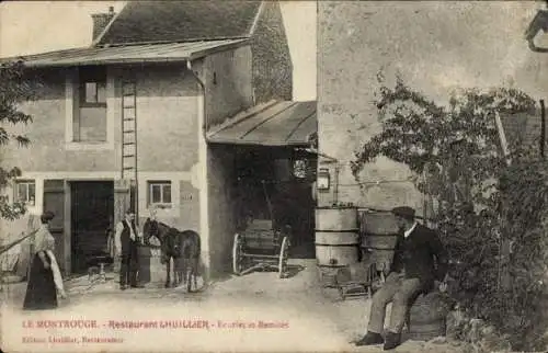 CPA Montrouge Hauts de Seine, Restaurant Lhuillier