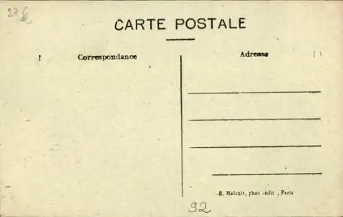 CPA Issy les Moulineaux Hauts de Seine, Gare