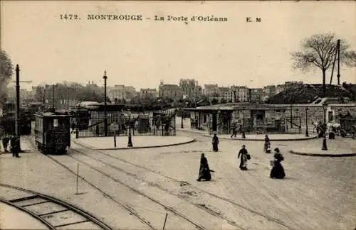 Ak Montrouge Hauts de Seine, Porte d'Orleans