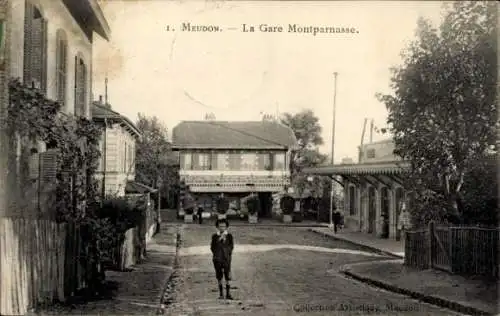 Ak Meudon Hauts de Seine, La Gare Montparnasse