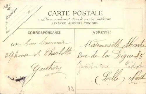 Ak Levallois Perret Hauts de Seine, Markt