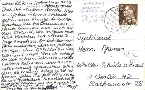 Ak Kalvehave Sogn Dänemark, Kirche