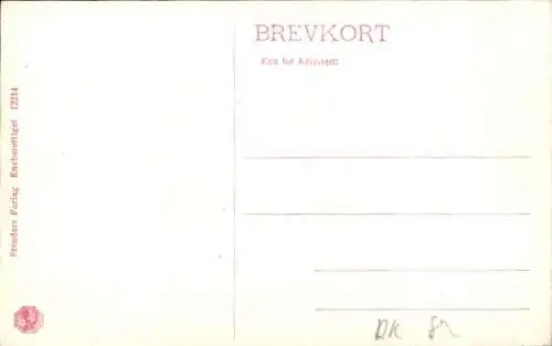 Ak Svendborg Dänemark, Innenraum der Frue Kirke.