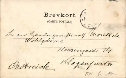 Ak Dänemark, Straßenpartie