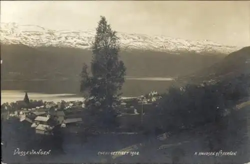 Ak Vossevangen Norwegen, Totalansicht