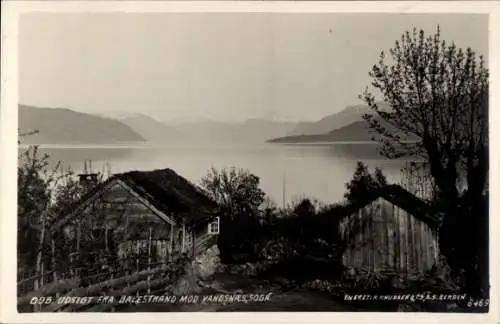 Ak Sogn Norwegen, Fra Balestrand Mod Vangsnaes, Fjord