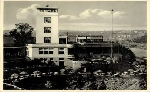 Ak Barrandov Praha Prag Tschechien, Hotel, Panorama