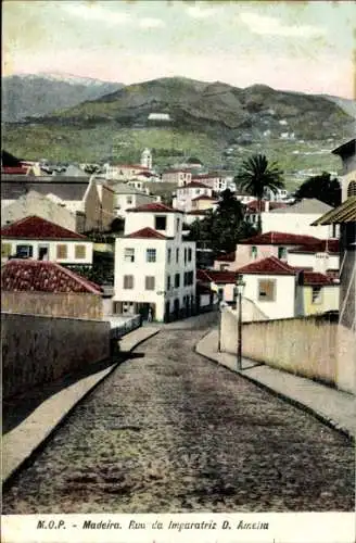 Ak Insel Madeira Portugal, Rua da Imparatriz D. Amelia