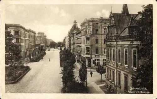 Ak Świdnica Schweidnitz Schlesien, Friedrichstraße