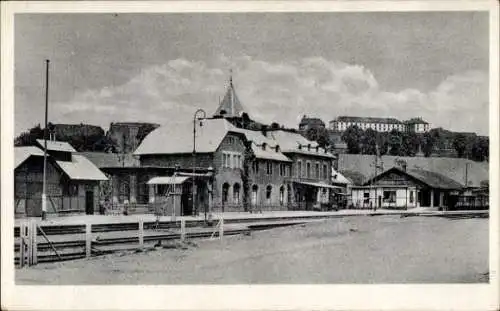 Ak Bitche Bitsch Lothringen Moselle, Bahnhof