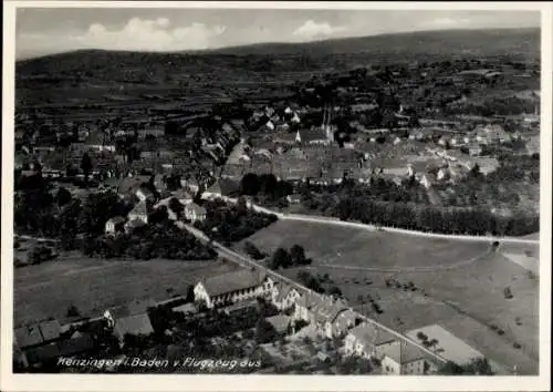 Ak Kenzingen im Breisgau Baden, Fliegeraufnahme