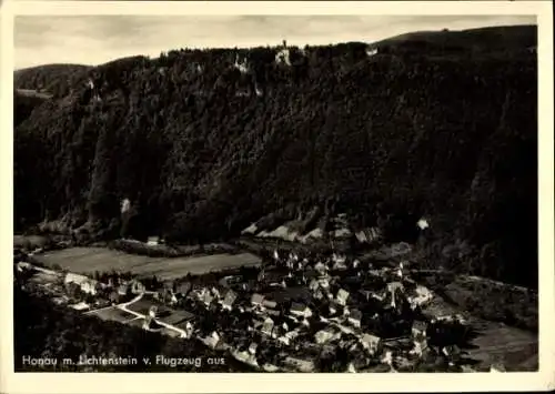 Ak Honau Lichtenstein in Württemberg, Fliegeraufnahme