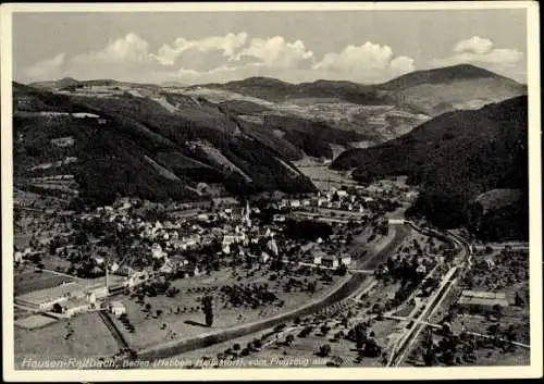 Ak Schweigmatt Raitbach Schopfheim in Baden, Fliegeraufnahme