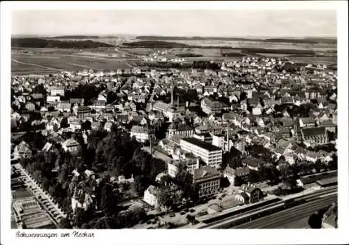 Ak Schwenningen am Neckar, Fliegeraufnahme