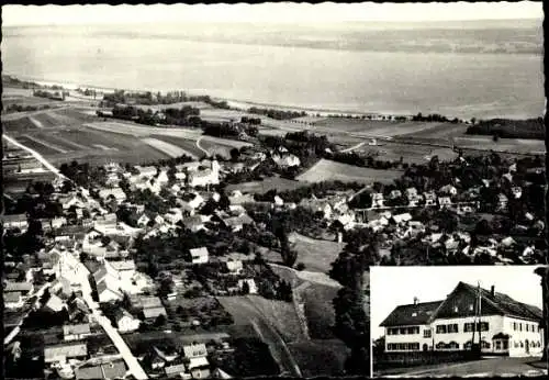 Ak Utting am Ammersee Oberbayern, Fliegeraufnahme, Kloster Sankt Dominikus