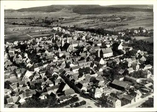 Ak Gerolzhofen in Unterfranken, Fliegeraufnahme