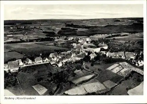 Ak Absberg in Mittelfranken, Fliegeraufnahme