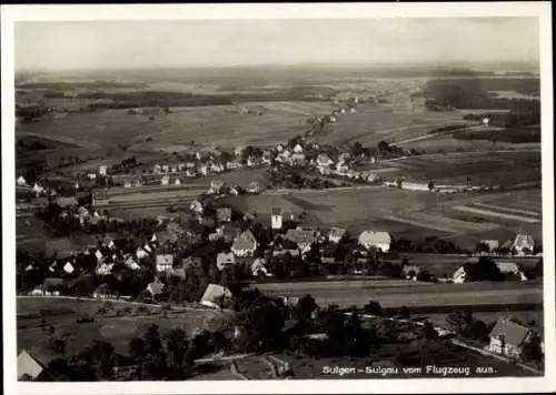 Ak Sulgen Schramberg im Schwarzwald, Fliegeraufnahme, Sulgau