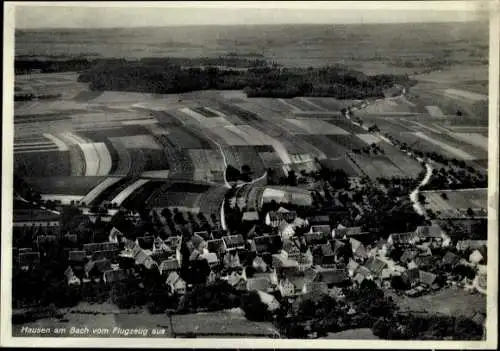 Ak Hausen am Andelsbach Württemberg, Fliegeraufnahme