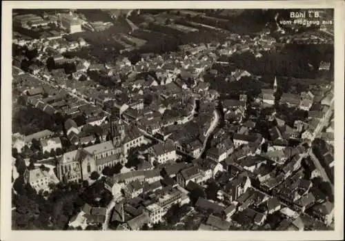 Ak Bühl in Baden Schwarzwald, Fliegeraufnahme