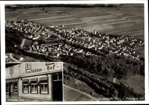 Ak Apfelstädt in Thüringen, Fliegeraufnahme, Arnstädter Hof