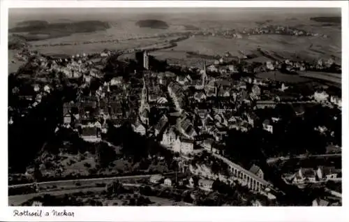 Ak Rottweil am Neckar, Fliegeraufnahme