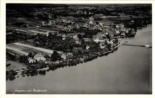 Ak Hagnau am Bodensee, Fliegeraufnahme