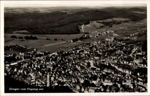 Ak Ebingen Albstadt in Württemberg, Fliegeraufnahme