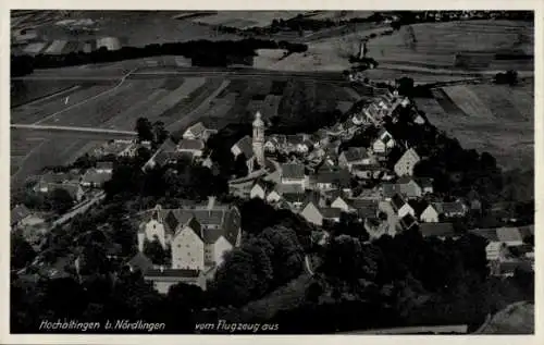 Ak Hochaltingen Fremdingen in Schwaben, Nördlingen, Fliegeraufnahme