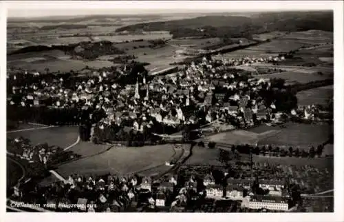 Ak Crailsheim in Württemberg, Fliegeraufnahme