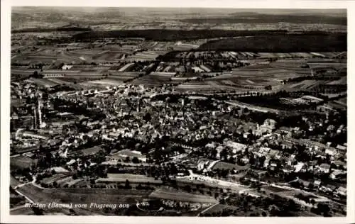 Ak Bretten in Baden, Fliegeraufnahme