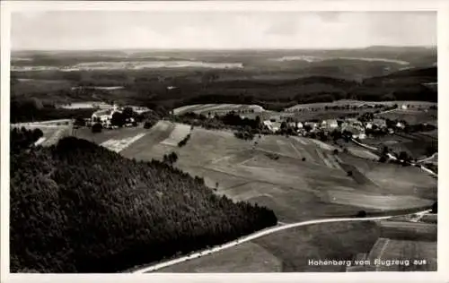 Ak Hohenberg, Fliegeraufnahme