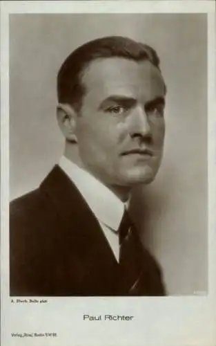 Ak Schauspieler Paul Richter, Portrait