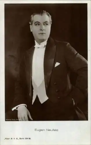 Ak Schauspieler Eugen Neufeld, Portrait