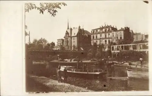 Ak Saarbrücken im Saarland, Luisenbrücke