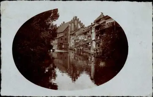 Foto Ak Reutlingen in Württemberg, Teilansicht, Giebelhaus